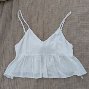 Petal & Pup Cream Tie-Front Top